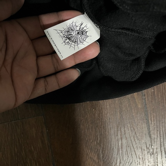 Sp5der OG Rhinestone Logo Hoodie - Picture 6 of 7